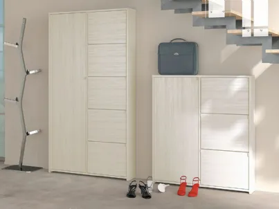 Scarpiera Serie Complex maniglia integrata e ridotta profondità di Maxscarpiere