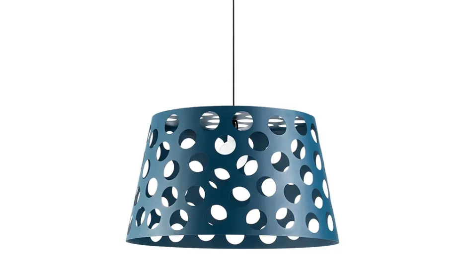 Lampada con paralume in metallo Bolle Sospensione di Midj