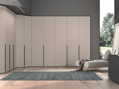 Armadio Vitalyty Angolo Concreta di Colombini Casa