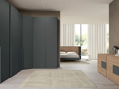 Armadio Vitalyty Concreta Angolo Grigio AS03 di Colombini Casa