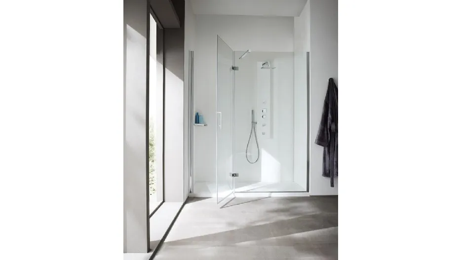 Arredo bagno Hissò Battente in vetro di Ideal Bagni