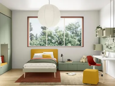 Cameretta componibile Golf C101 in melaminico di Colombini Casa