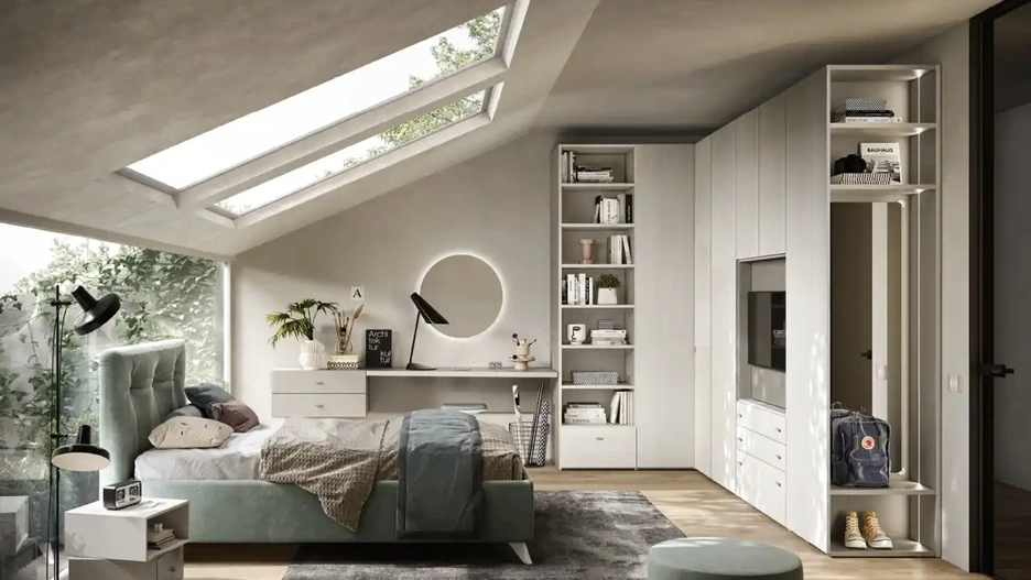 Cameretta componibile Y101 di Moretti Compact Camerette