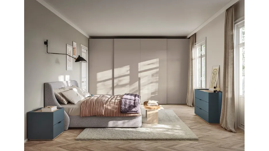 Letto con testiera Golf Snug di Colombini Casa