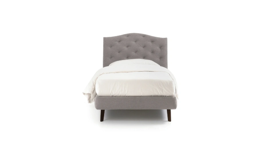 Letto singolo Lyle Capitonné di Noctis