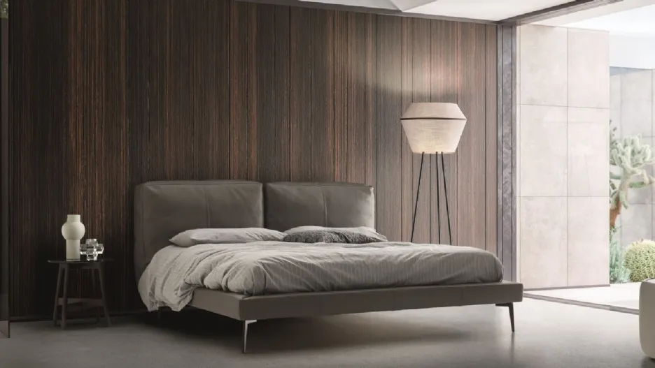 Letto in pelle Sound di Ditre Italia