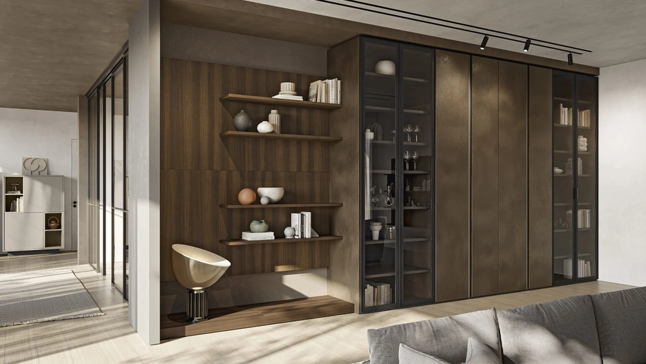 Parete Attrezzata Night & Day L02NS di Colombini Casa