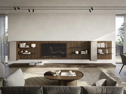 Parete Attrezzata Night & Day L02NS di Colombini Casa