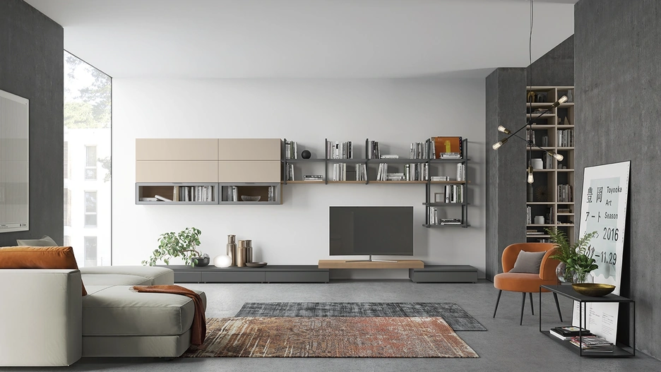 Parete Attrezzata Night & Day L20 di Colombini Casa