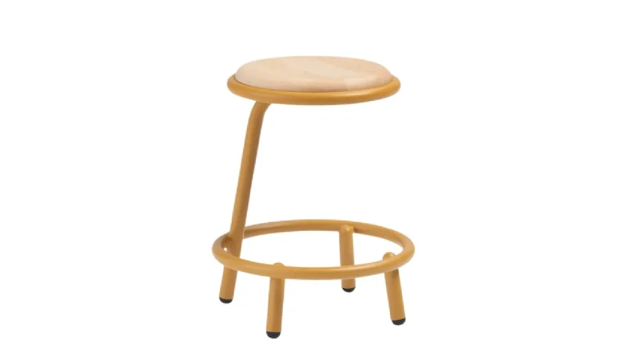 Sgabello Less H45 M LG di Midj