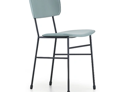 Sedia in cuoio Master di Midj