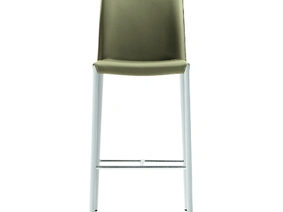 Sgabello in cuoio Nuvola di Midj