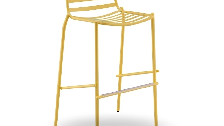 Sgabello in metallo Trampoliere di Midj